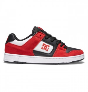 DC Manteca 4 Men's Skate Shoes Red / Black / White | PDJCHGT-68