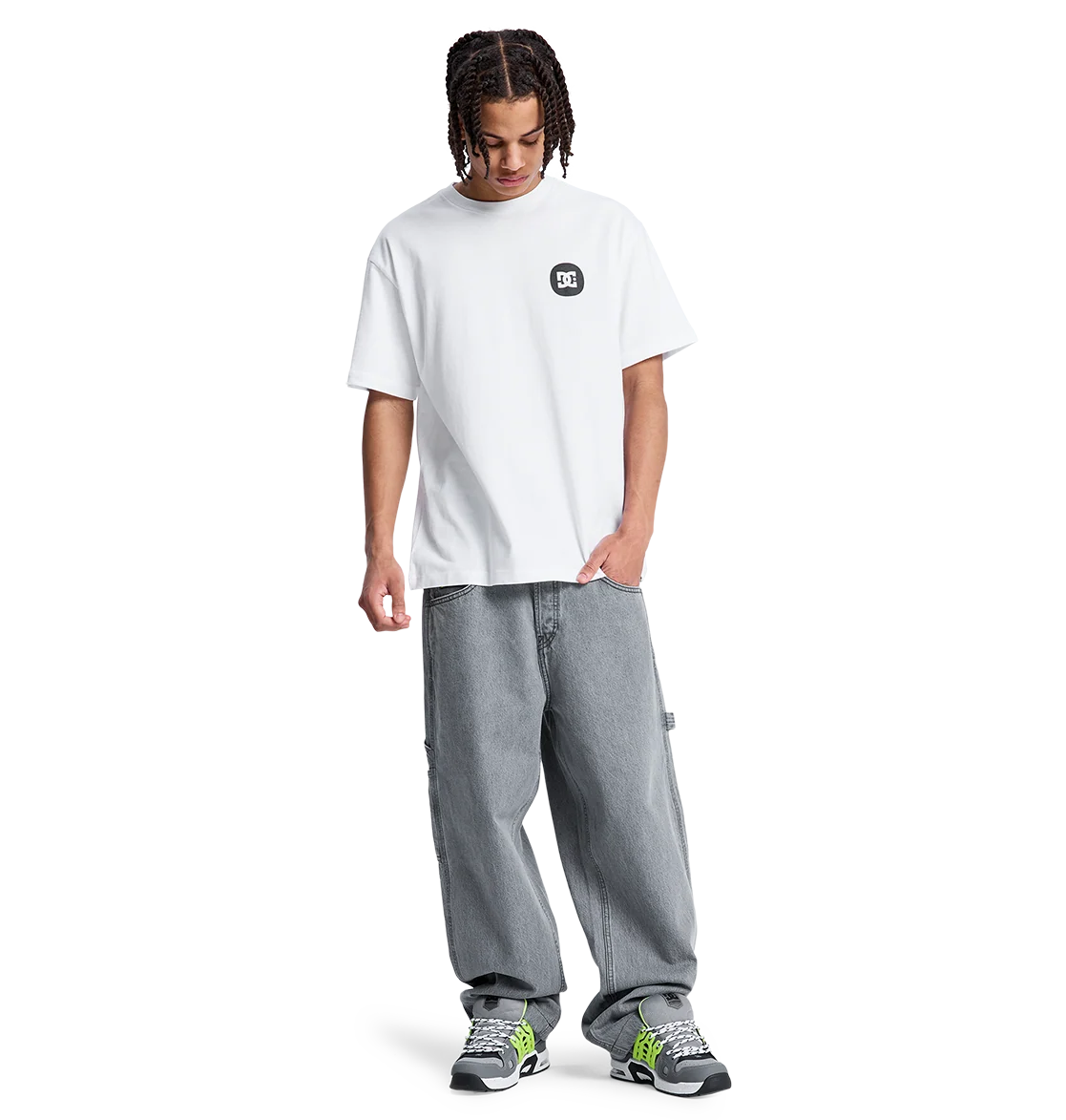 Men's Baggy Denim Carpenter Pants